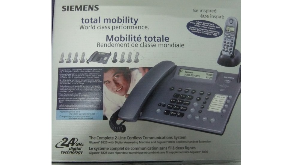 Siemens Gigaset 8825 2 lines phone system